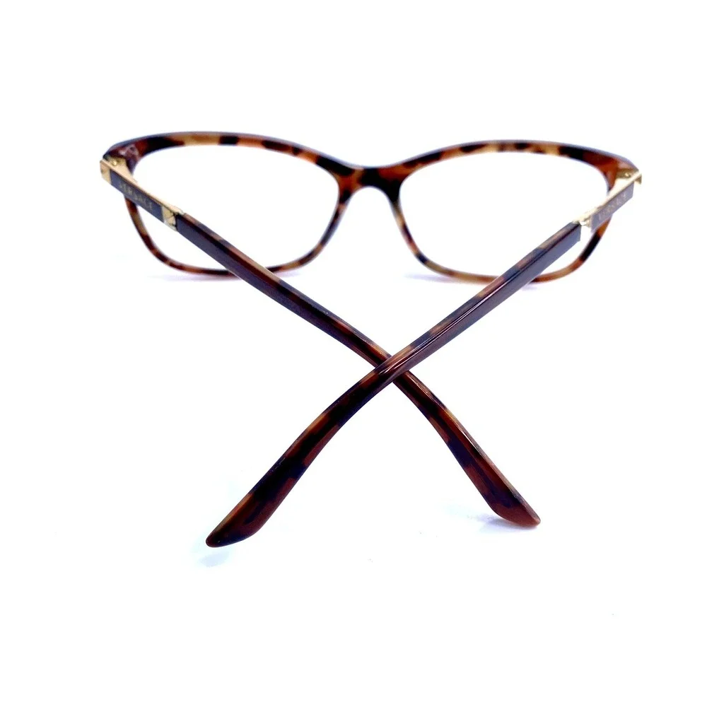 Versace Brown Tortoise Cat Eye Glasses MOD 3186 5077 54 16 135 Gold Accent